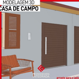 MODELAGEM 3D CASA DE CAMPO