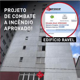 PROJETO DE COMBATE A INCÊNDIO APROVADO!