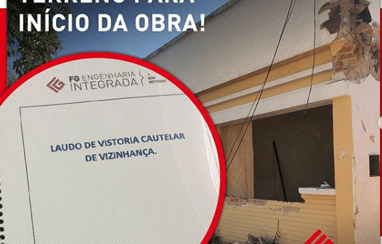 LIMPEZA DO TERRENO PARA INÍCIO DA OBRA!