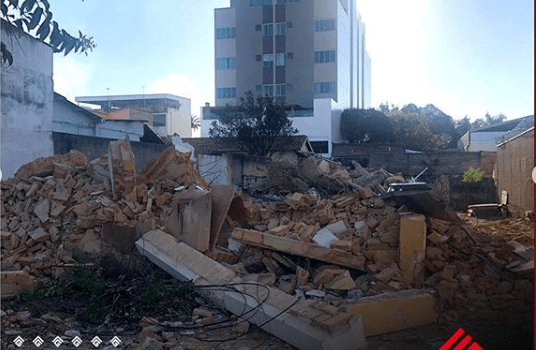 LIMPEZA DO TERRENO PARA INÍCIO DA OBRA!