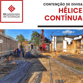 CONTENÇÃO DE DIVISA HÉLICE CONTÍNUA