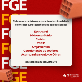 Contrate os Projetos FGE e reduza custos na sua obra!