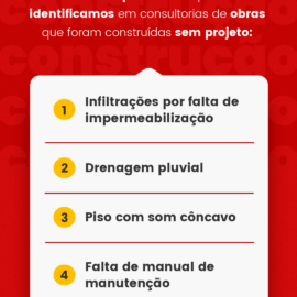 Os maiores problemas de quem construiu sem projeto: